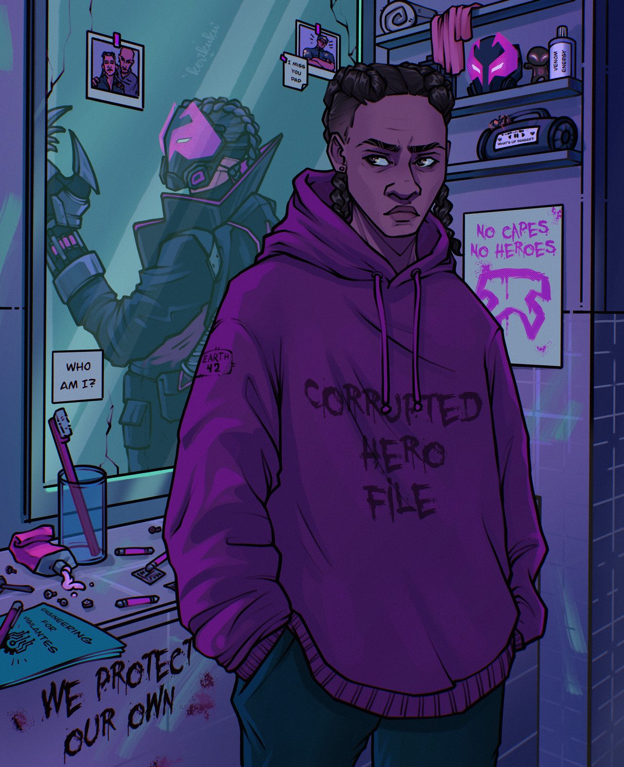 Comic fan artwork 23 by Karina